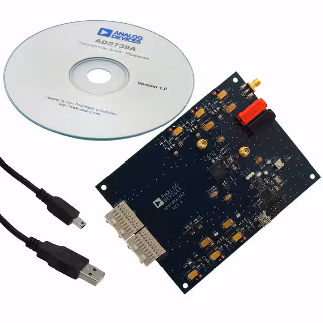 AD9739A-EBZ Analog Devices Inc.  Cartes d'évaluation - Convertisseurs numériques-analogiques (DAC)